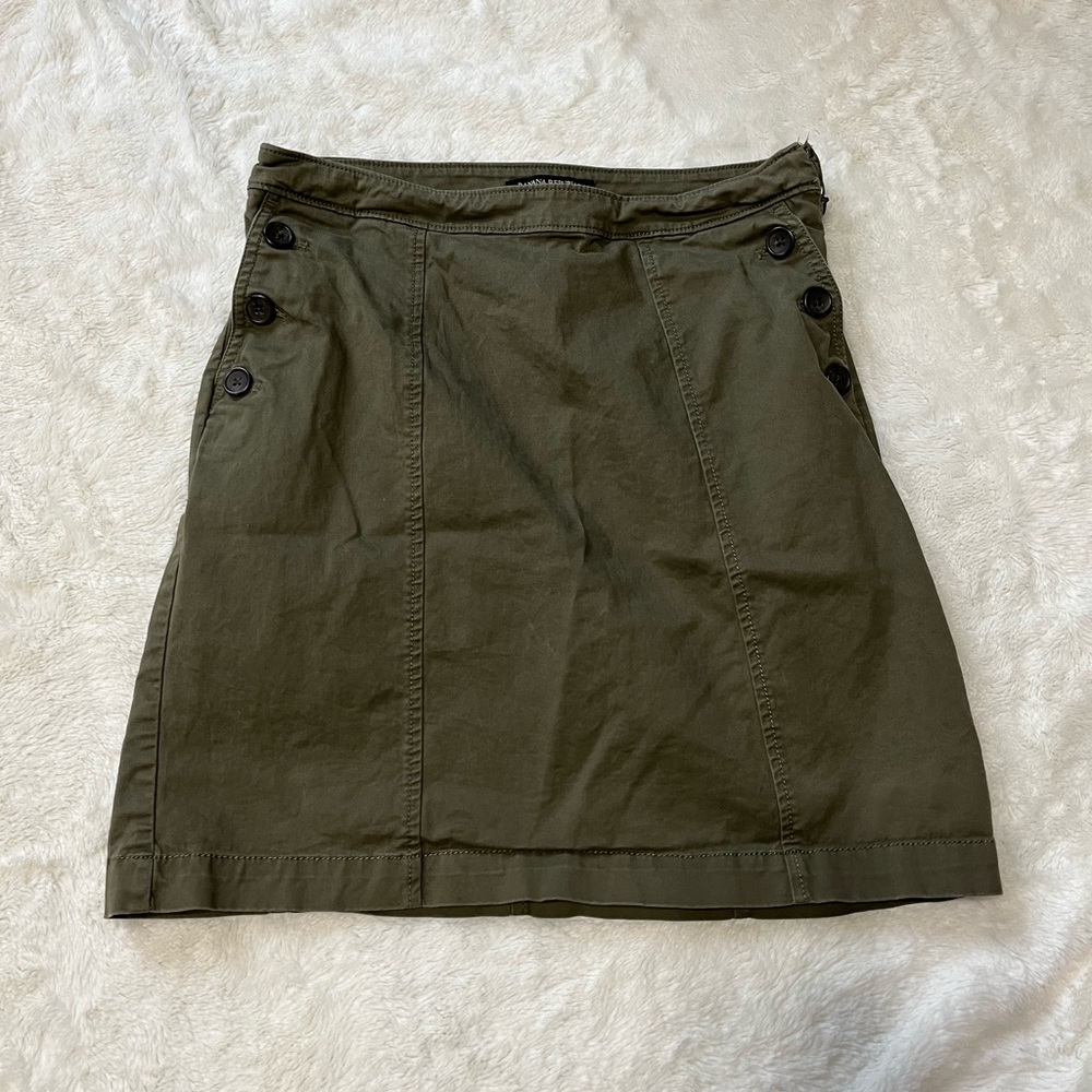 Banana Republic Skirt, Olive Green, Size 0